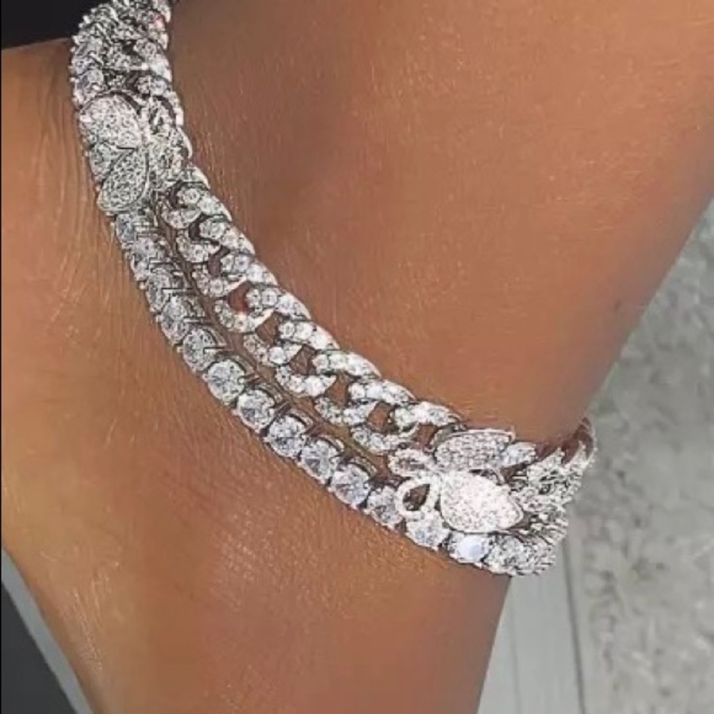 cuban butterfly anklet - Picture 2 of 2